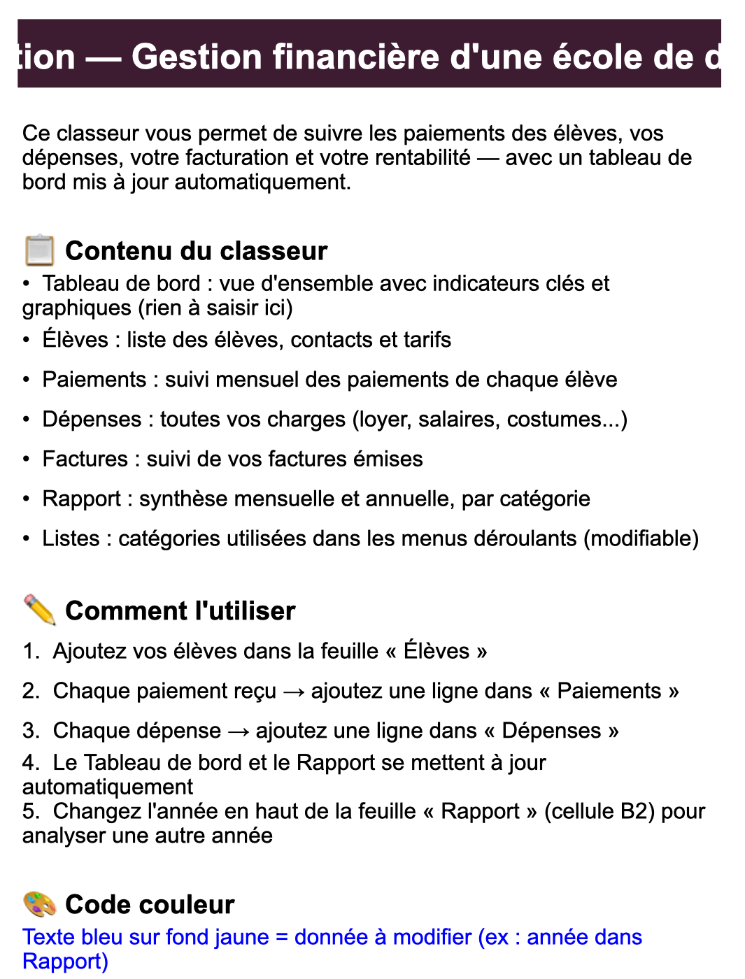 START - Kit de rentrée